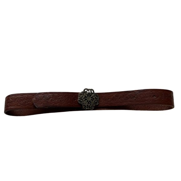 Garnet Hill leather belt - Picture 1 of 9